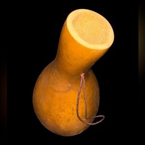 IPU percussion gourd hand carved. Unique accent piece